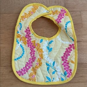 Hawaiian Floral Quilted Baby Bib